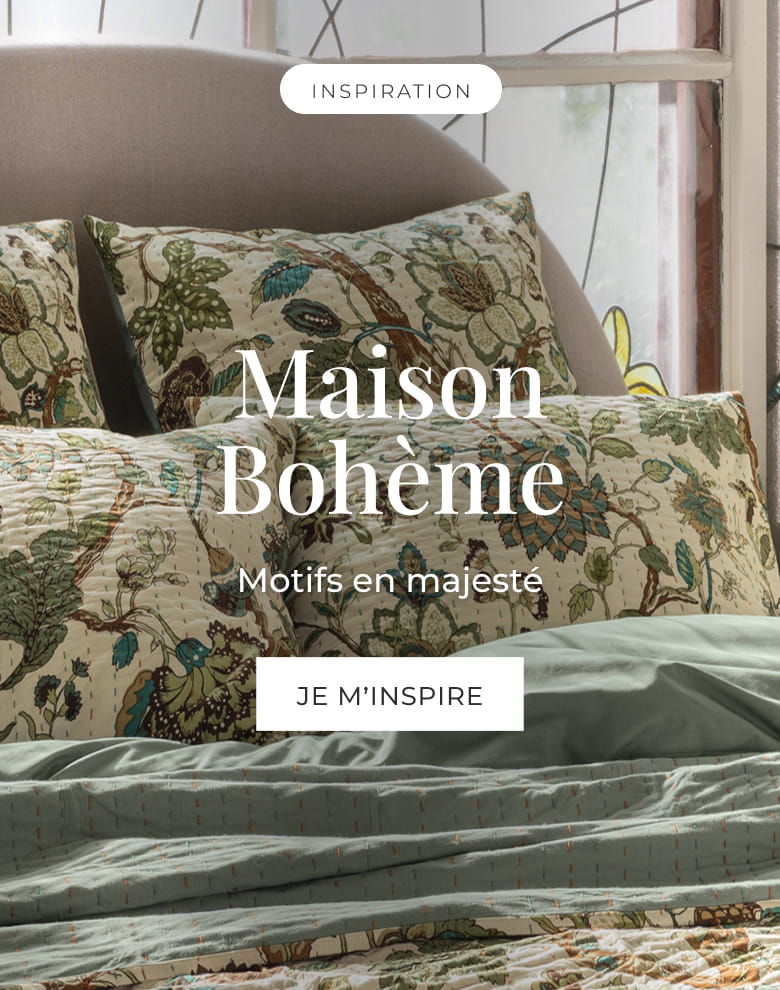Linge de maison inspiration maison bohème - Linvosges
