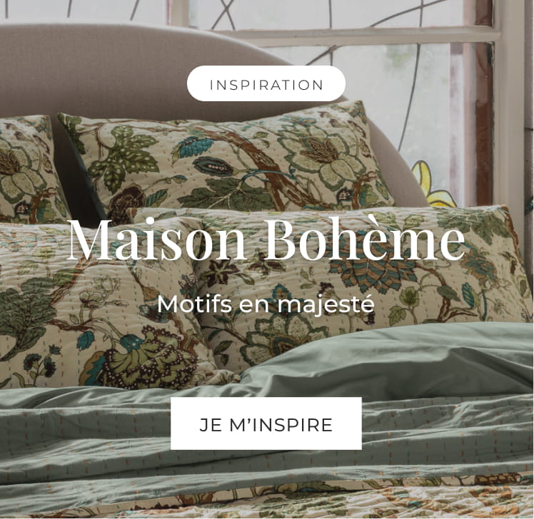 Linge de maison inspiration maison bohème - Linvosges