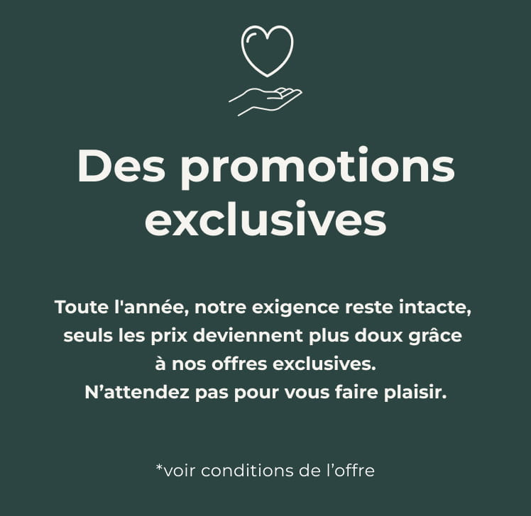 Promotions exclusives