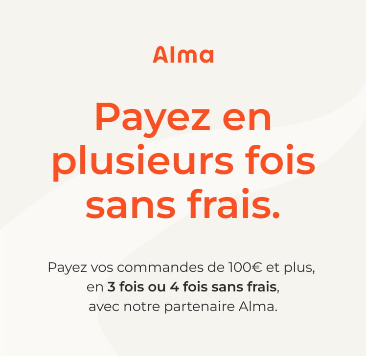 Payez en plusieurs fois sans frais avec Alma